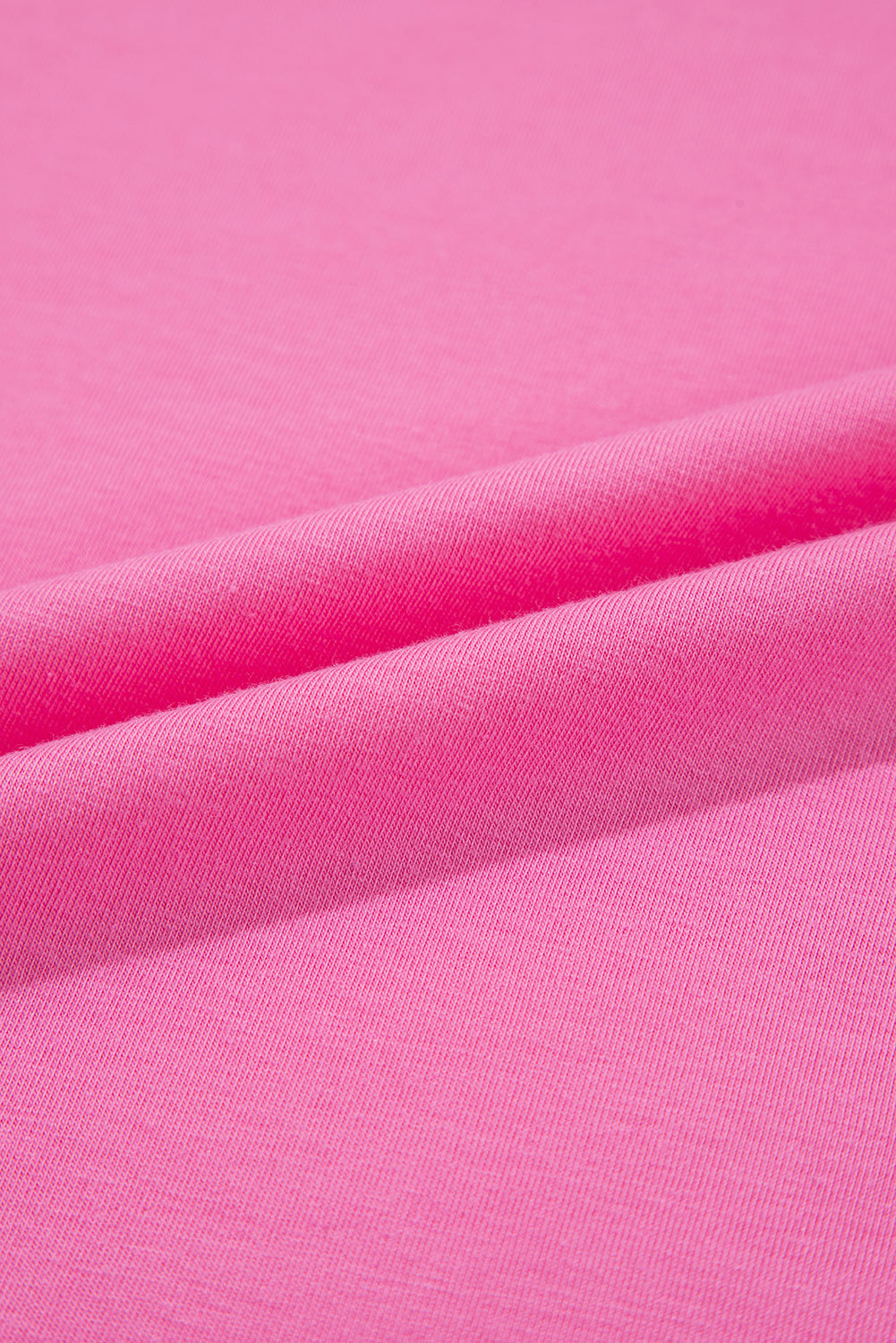 Solid Short Sleeve Crew Neck Tee