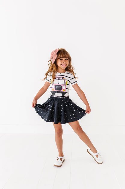 School Bus Stripe Tee
