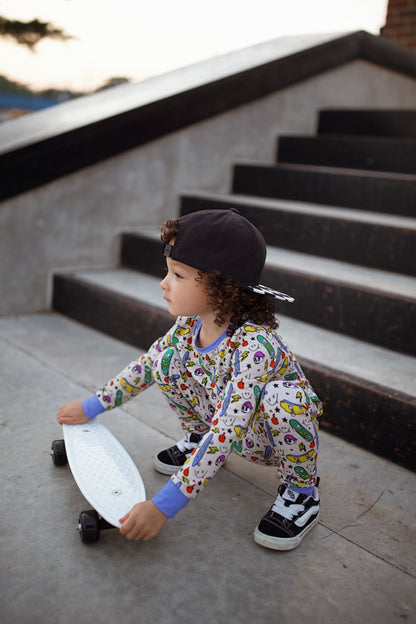 Skate & Snooze-AK Dreamers Bamboo 2PC PJ’s