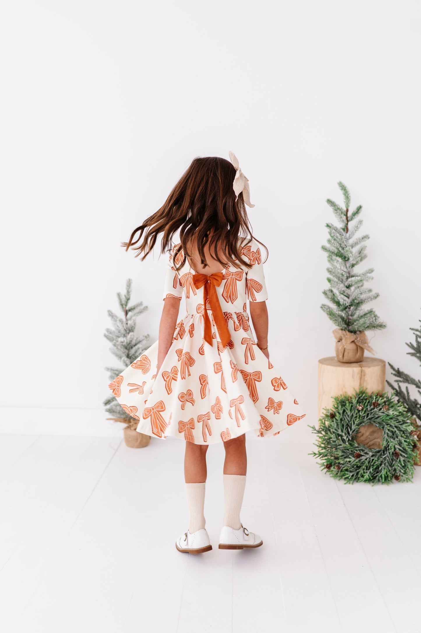 Gingerbread Bow | Scoop Back Dress