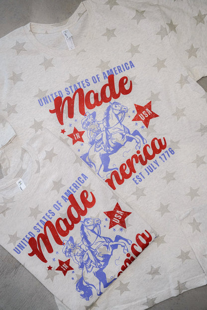 STAR SPANGLED COWGIRL TEE