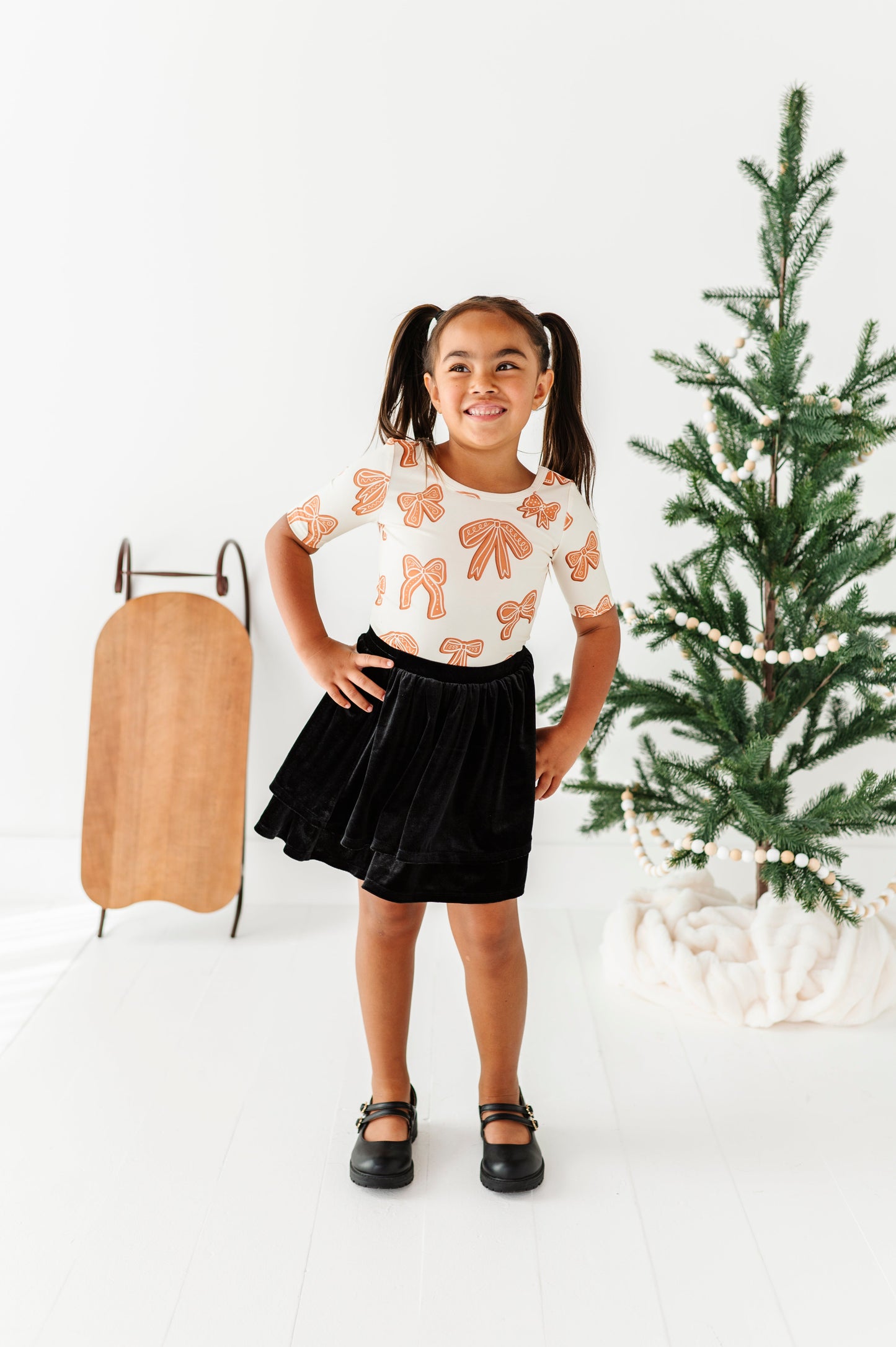 Black Velvet | 2-Tiered SKORT