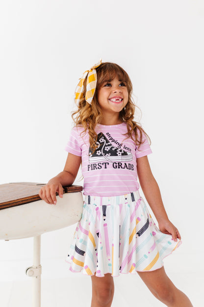 GIRLS “Stepping into…” Grade Level Tee (ALL GRADES HERE)