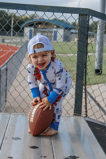 Sunday funday-AK Dreamers Bamboo zipper PJ’s