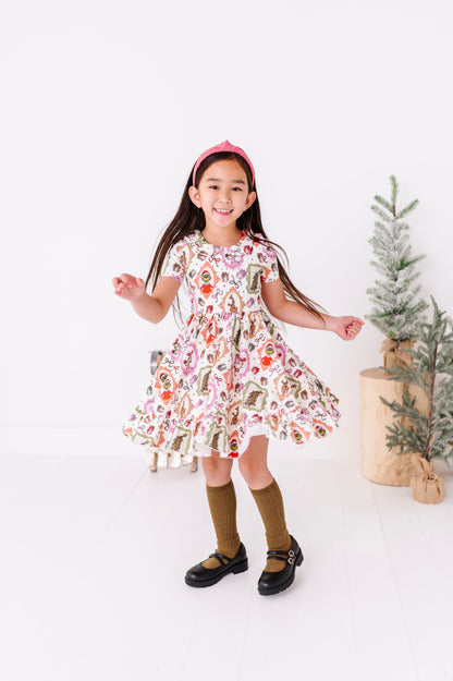 Framed Grinch | Collard Twirl Dress