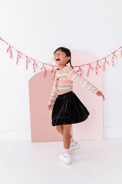 Black Velvet | 2-Tiered SKORT