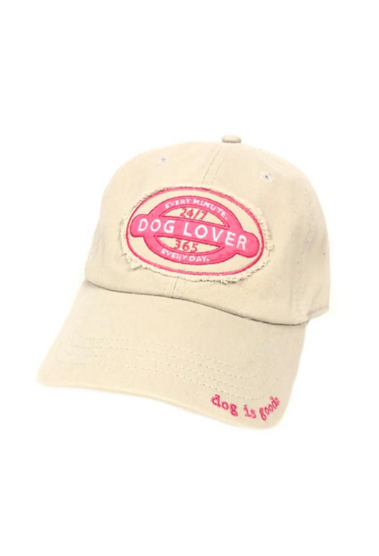 Hat: Dog Lover 24-7/365 Aaria Tees