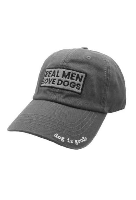 Hat: Real Men Love Dogs Aaria Tees