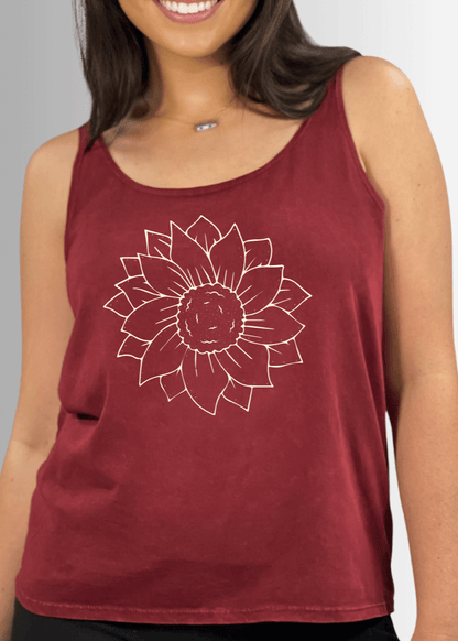 A Simple Flower Premium USA Made Cotton Tank Top