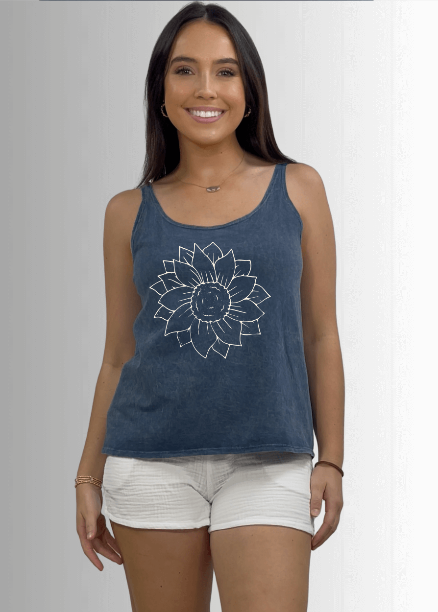A Simple Flower Premium USA Made Cotton Tank Top