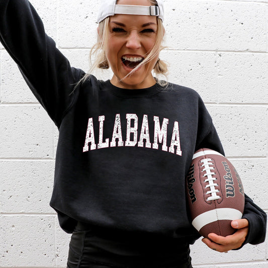 Alabama, Football, Sports, Game Day, Big Game, Touchdown, Tailgate Party, University, College, State Sweatshirt