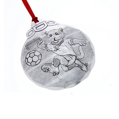 Soccer Tiger Ornament