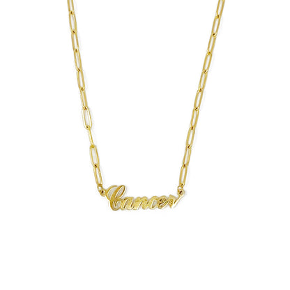Annie Zodiac Chain Necklace - Aaria Tees