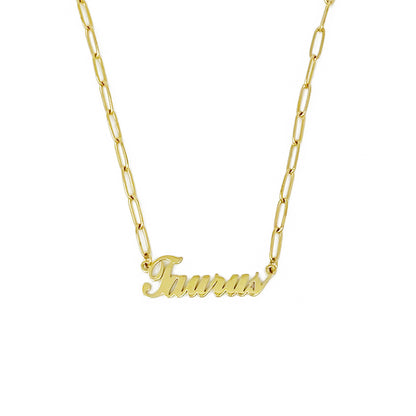 Annie Zodiac Chain Necklace - Aaria Tees