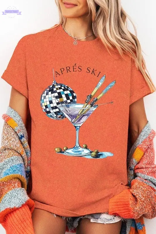 Apres Ski Club Graphic Plus Heavy Cotton Tee Color Bear Aaria Tees