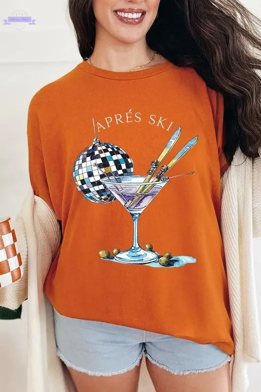 Apres Ski Club Graphic Plus Heavy Cotton Tee Color Bear Aaria Tees