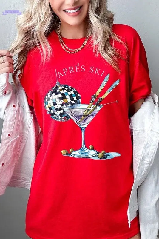 Apres Ski Club Graphic Plus Heavy Cotton Tee Color Bear Aaria Tees