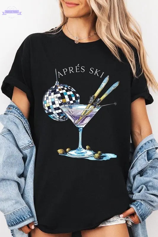 Apres Ski Club Graphic Plus Heavy Cotton Tee Color Bear Aaria Tees