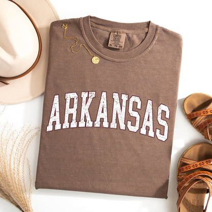 Arkansas, Football, Sports, Game Day, Big Game, Touchdown, Tailgate Party, University, College, State Tshirt Comfort Colors T-Shirt