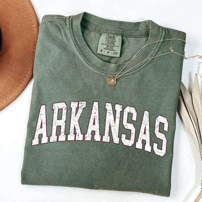 Arkansas, Football, Sports, Game Day, Big Game, Touchdown, Tailgate Party, University, College, State Tshirt Comfort Colors T-Shirt