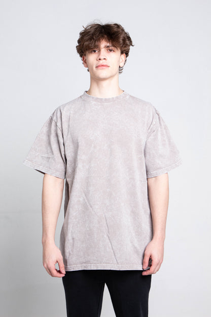 AJPT300GM STONE WASH HEAVY TEE