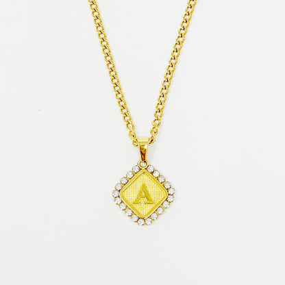 Aztec Delight Initial Necklace - Aaria Tees