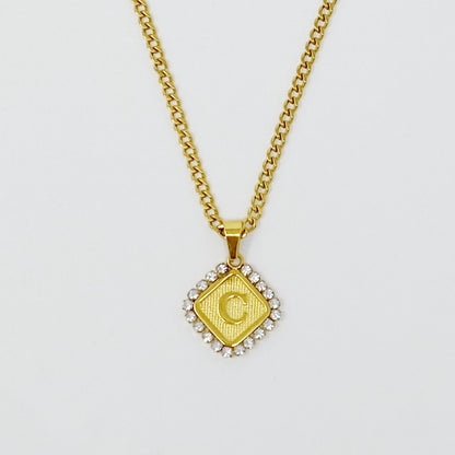 Aztec Delight Initial Necklace - Aaria Tees