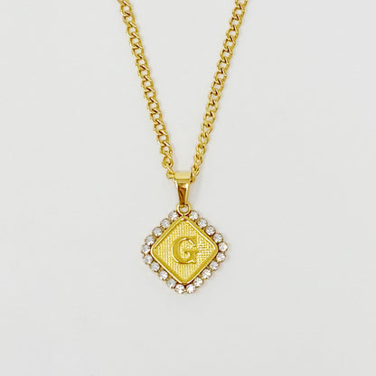 Aztec Delight Initial Necklace - Aaria Tees