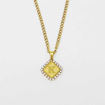 Aztec Delight Initial Necklace - Aaria Tees
