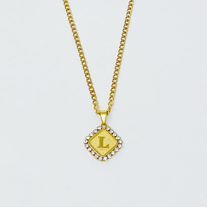 Aztec Delight Initial Necklace - Aaria Tees