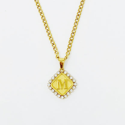 Aztec Delight Initial Necklace - Aaria Tees