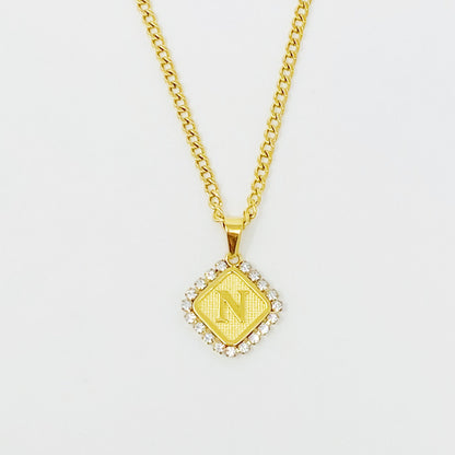Aztec Delight Initial Necklace - Aaria Tees