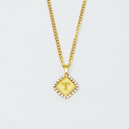 Aztec Delight Initial Necklace - Aaria Tees