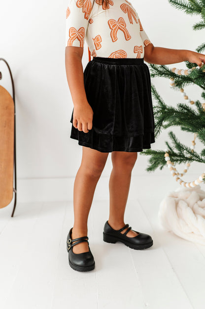 Black Velvet | 2-Tiered SKORT