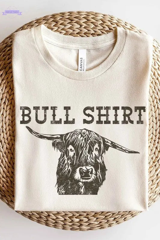 BULL SHIRT GRAPHIC T-SHIRT - Aaria Tees