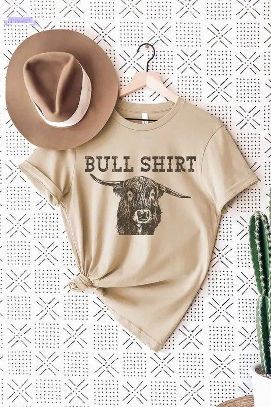 BULL SHIRT GRAPHIC T-SHIRT - Aaria Tees
