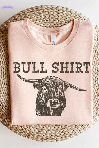 BULL SHIRT GRAPHIC T-SHIRT - Aaria Tees