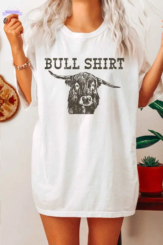 BULL SHIRT T-SHIRT PLUS SIZE - Aaria Tees