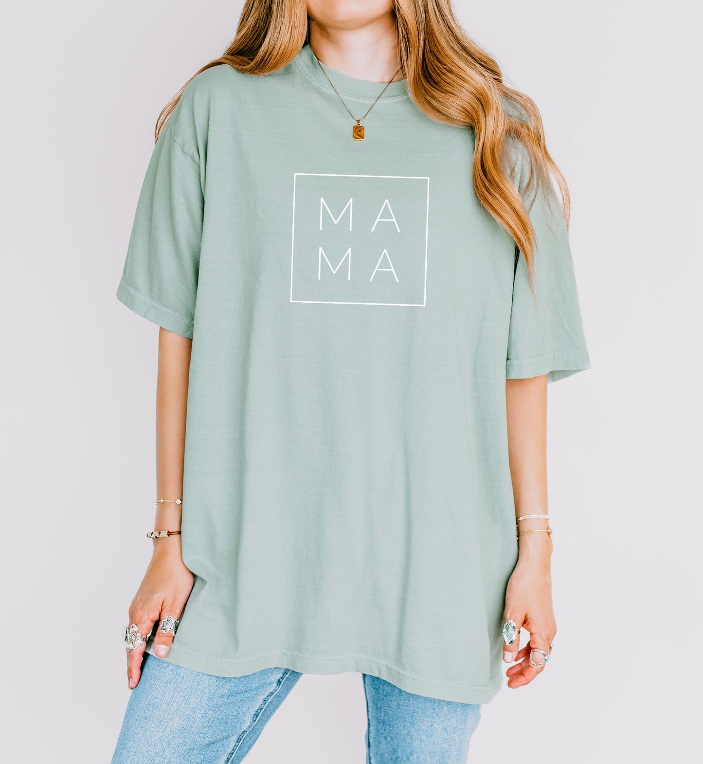 Mama Comfort Colors T Shirt (Square/Boxed)