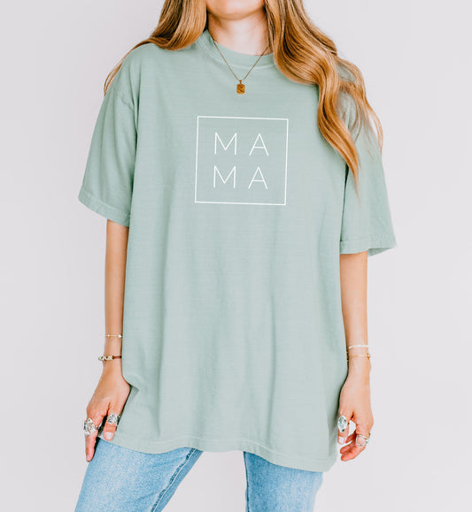 Mama Comfort Colors T Shirt (Square/Boxed)