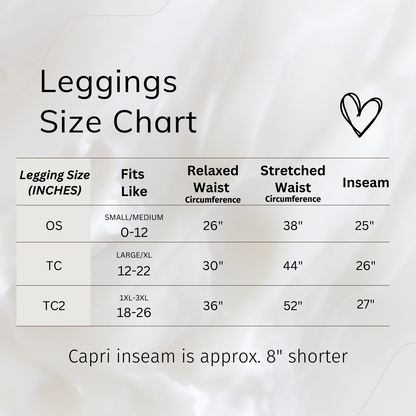 Alcohol Floral Leggings w/ Pockets!
