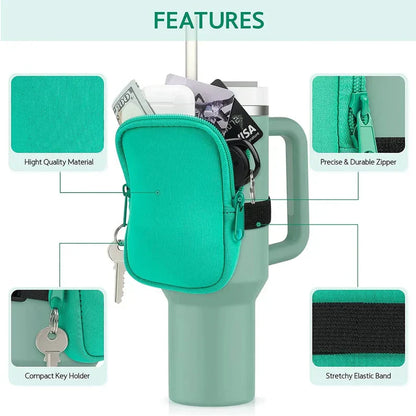 Santa’s Belt Pouch/Bag For 40oz Tumbler