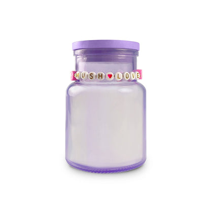 Best Friend Gift Candle & Friendship Bracelet Set - 4 Colors and Phrases