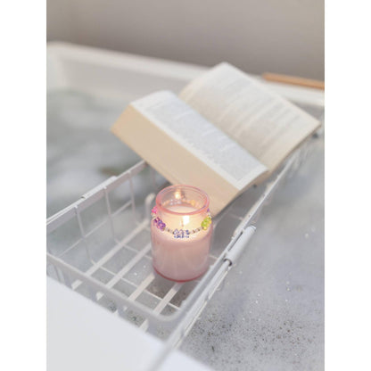 Best Friend Gift Candle & Friendship Bracelet Set - 4 Colors and Phrases