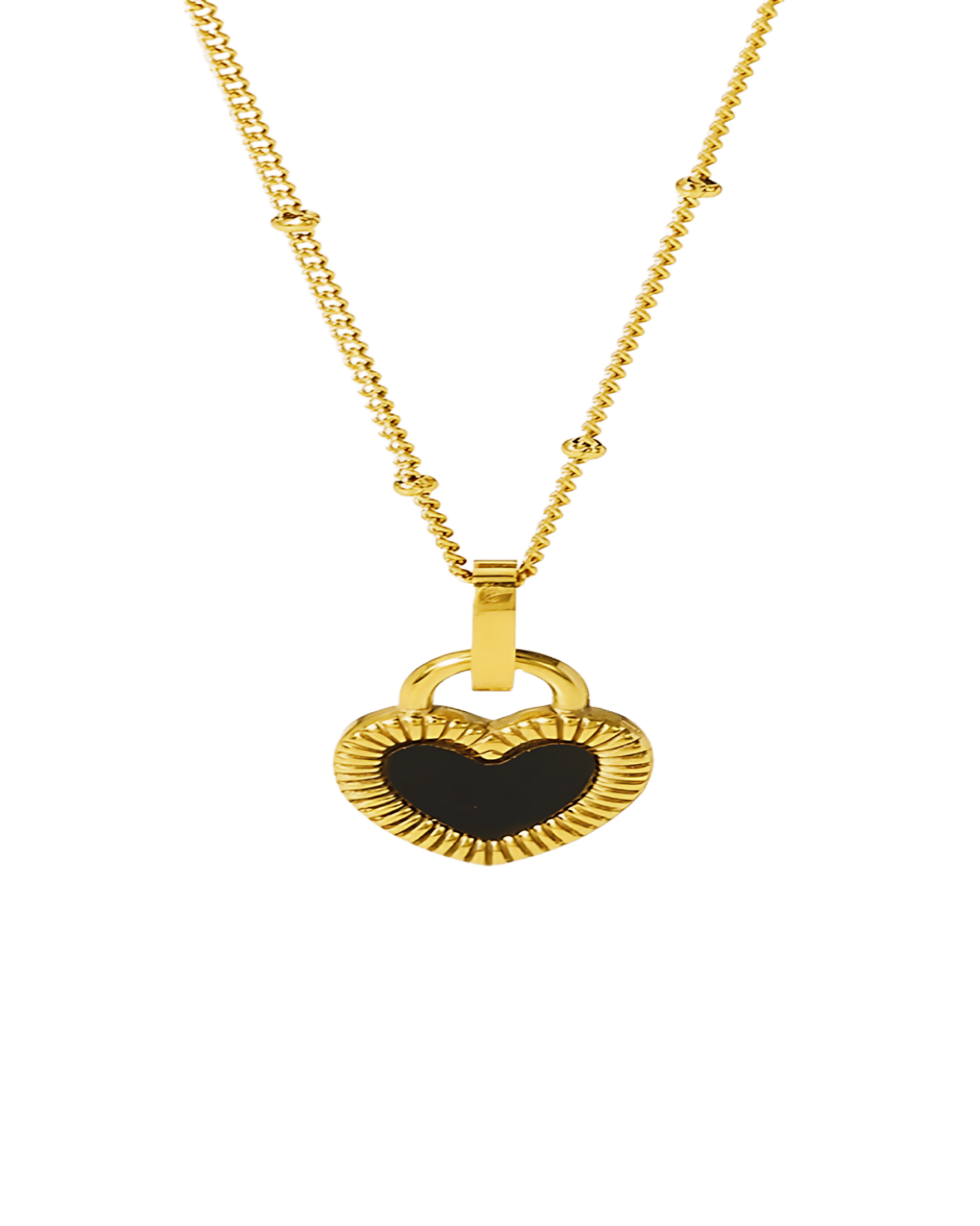 Pearl Heart Pendant Necklace