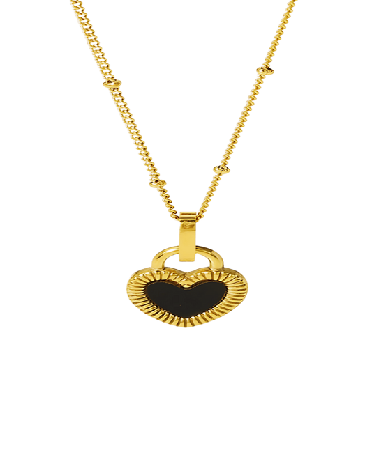 Pearl Heart Pendant Necklace