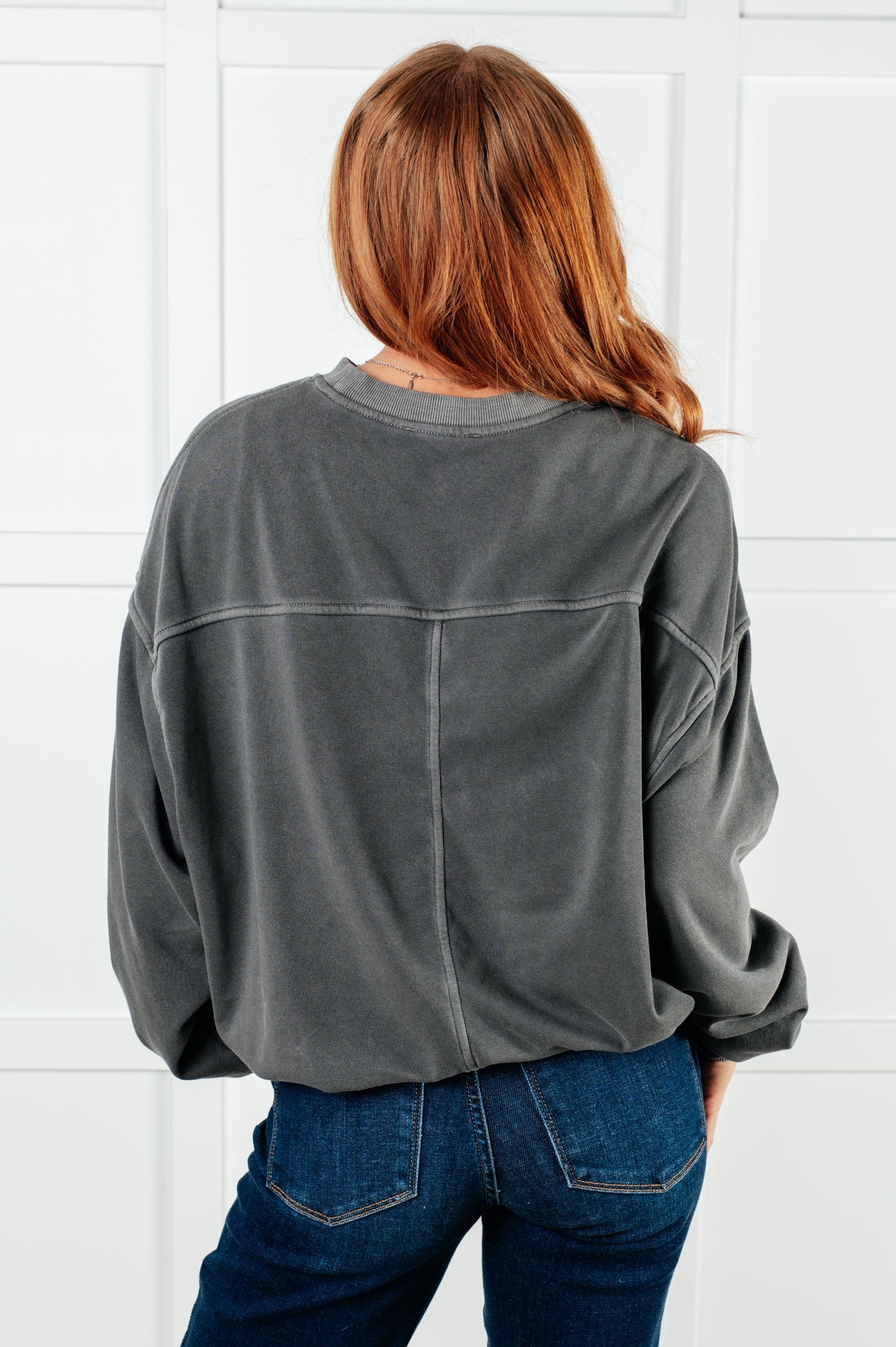 Beyond the Basics Pullover in Ash Black (Online Exclusive)
