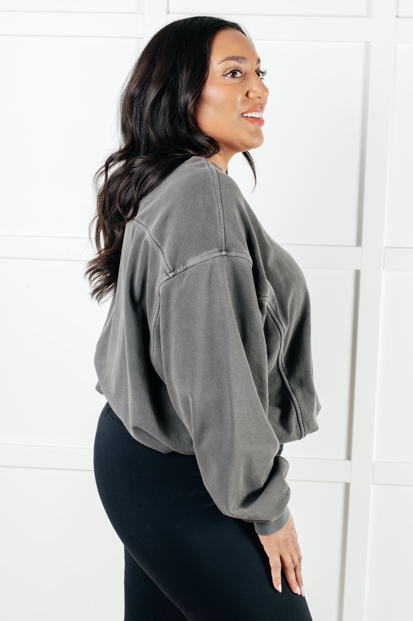 Beyond the Basics Pullover in Ash Black (Online Exclusive)