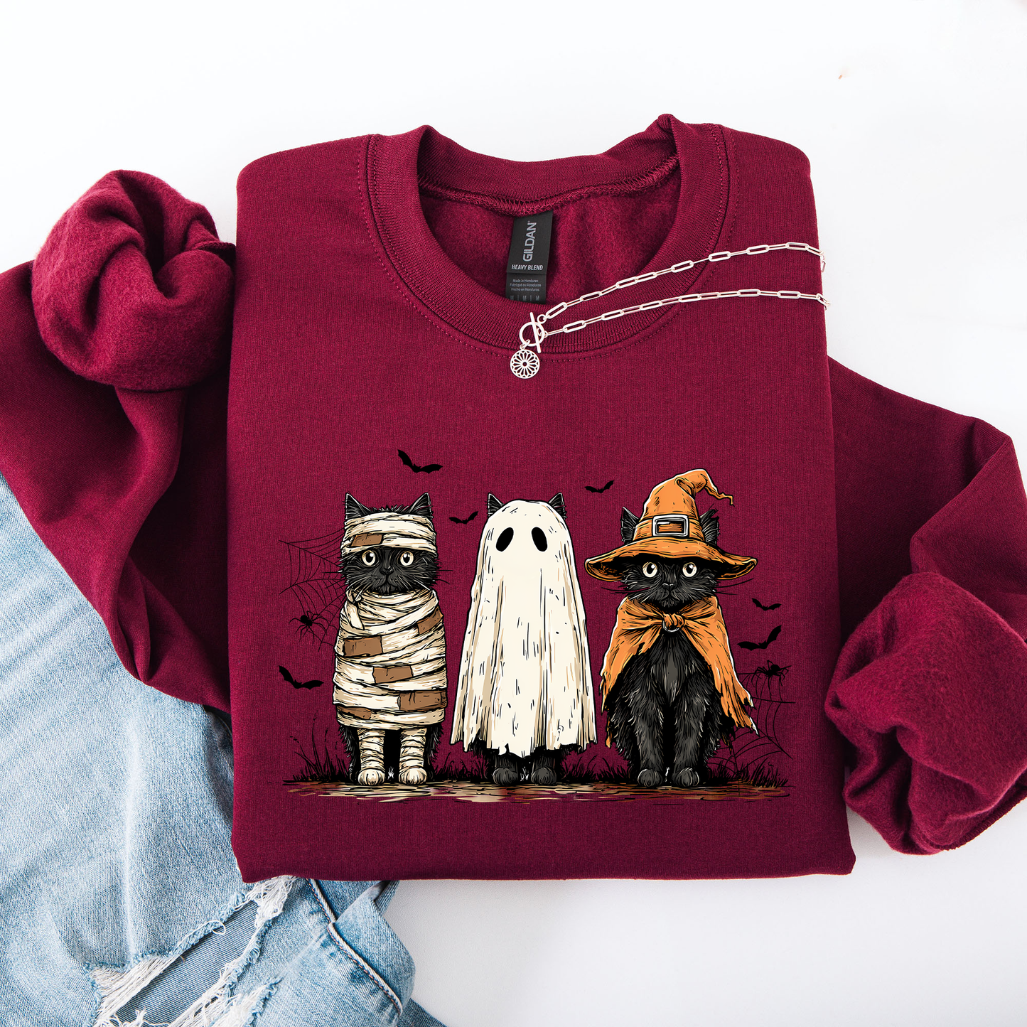 Black Cats, Boo, Ghost Cats, Retro Halloween, Gothic, Halloween Cat Mama Shirt, Autumn, Black Cat, Halloween Sweatshirt