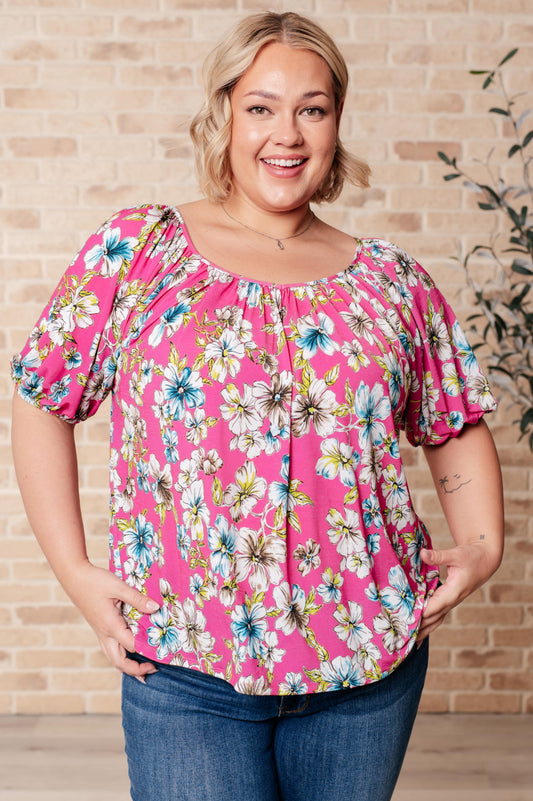Bloom So Bright Floral Top (Online Exclusive)